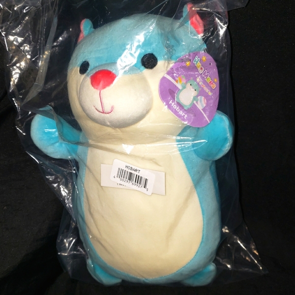 Kellytoy Other - Squishmallow 12" HugMees HOBART Teal Hamster EASTER 2023 NWT KellyToy in BAG Htf